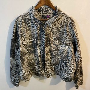 LYS Leopard Jean Jacket